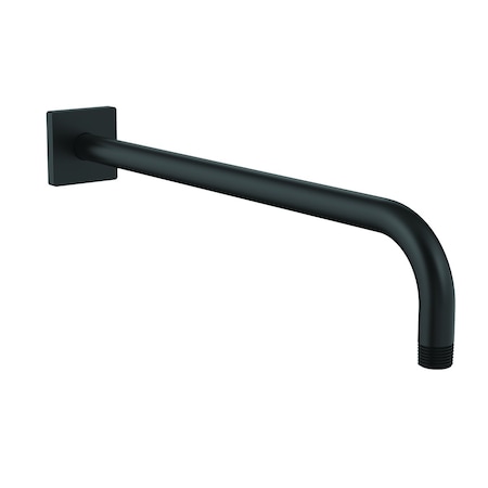 Speakman S-2752-MB Wall Mounted Rain Shower Arm & Flange in Matte Black S-2572-MB